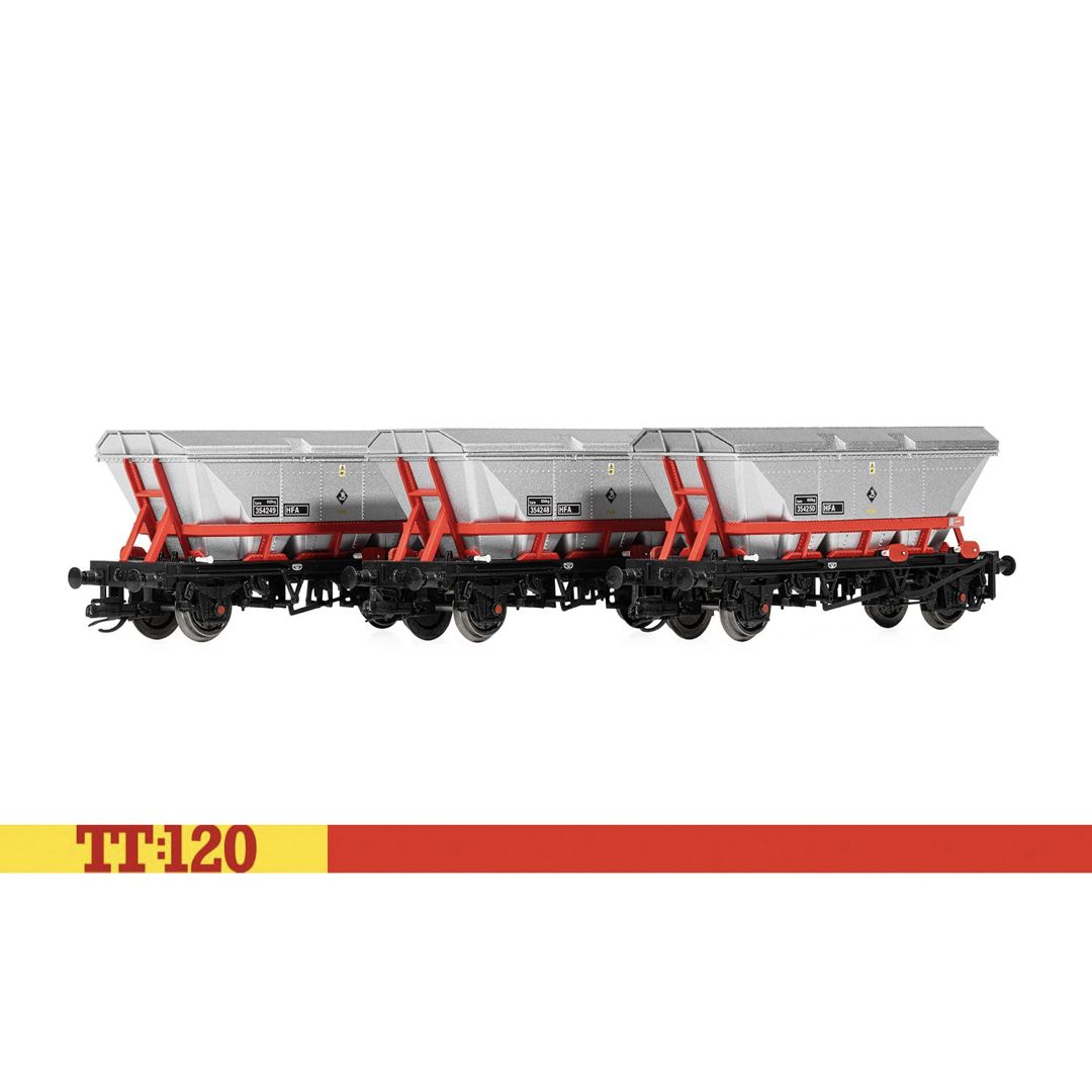 Hornby TT6036 TT Gauge EWS HFA Hopper Wagon (Pack of 3)