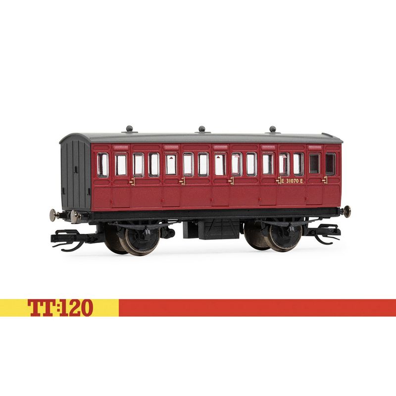 Hornby TT4060 TT Gauge BR 4 Wheel 3rd Class Coach