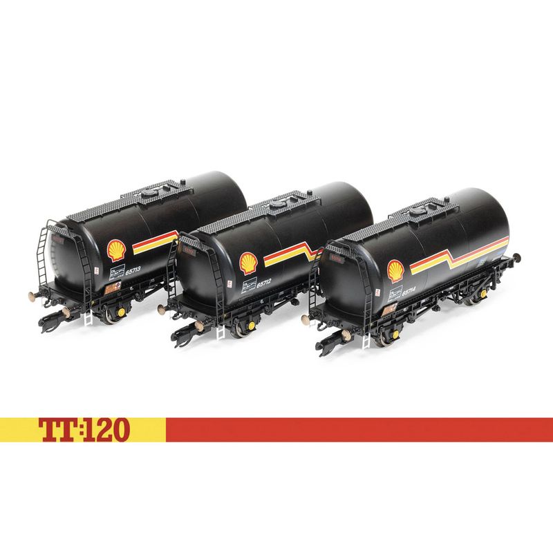 Hornby TT6035 TT:120 Shell TTA 35T Tank Wagon (3 Pack)