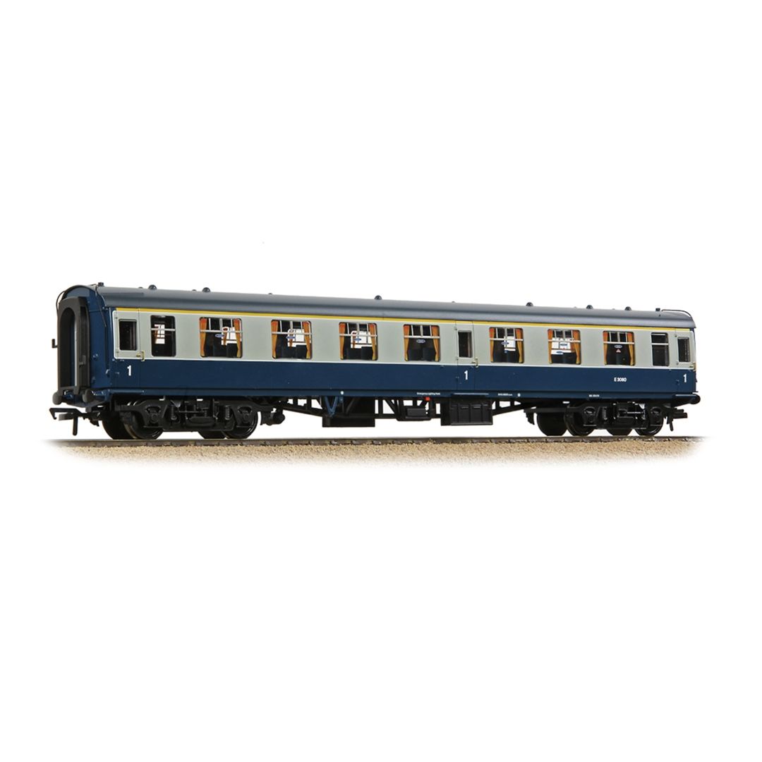 Bachmann 39-828A OO Gauge BR MK1 FO First Open BR Blue &amp; Grey