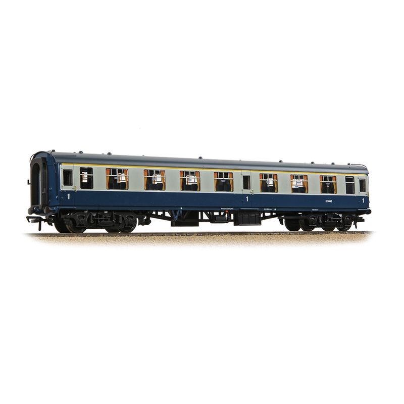 Bachmann 39-828A OO Gauge BR MK1 FO First Open BR Blue &amp; Grey