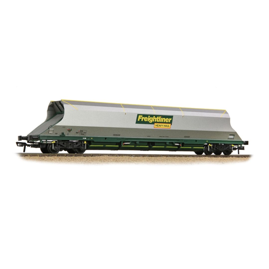 Bachmann 38-030C OO Gauge  HHA Bogie Hopper Freightliner &#39;Heavy Haul&#39; Silver &amp; Green