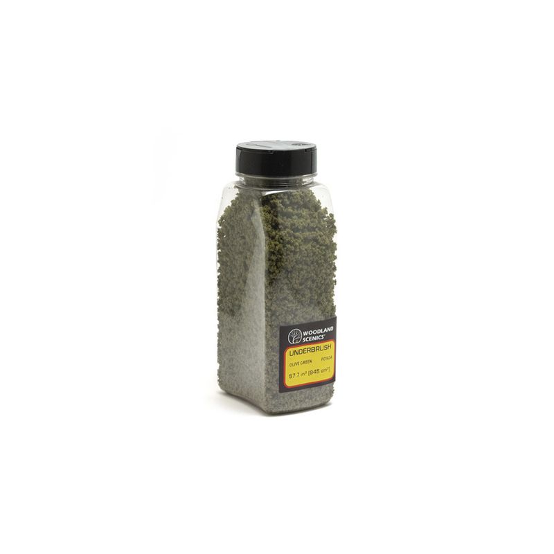 FC1634 Woodland Scenics Underbrush Olive Green Shaker