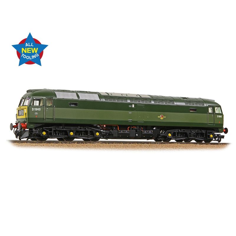 Bachmann OO Gauge Class 47/0 D1940 BR Two-Tone Green (Small Yellow Panels)