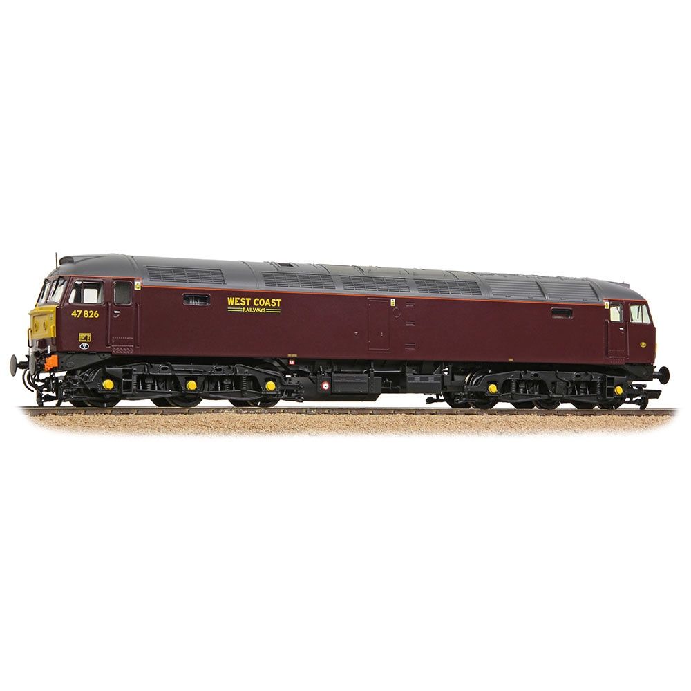 Bachmann OO Gauge Class 47/4 47826 WCRC Maroon, Please Select: DCC Ready