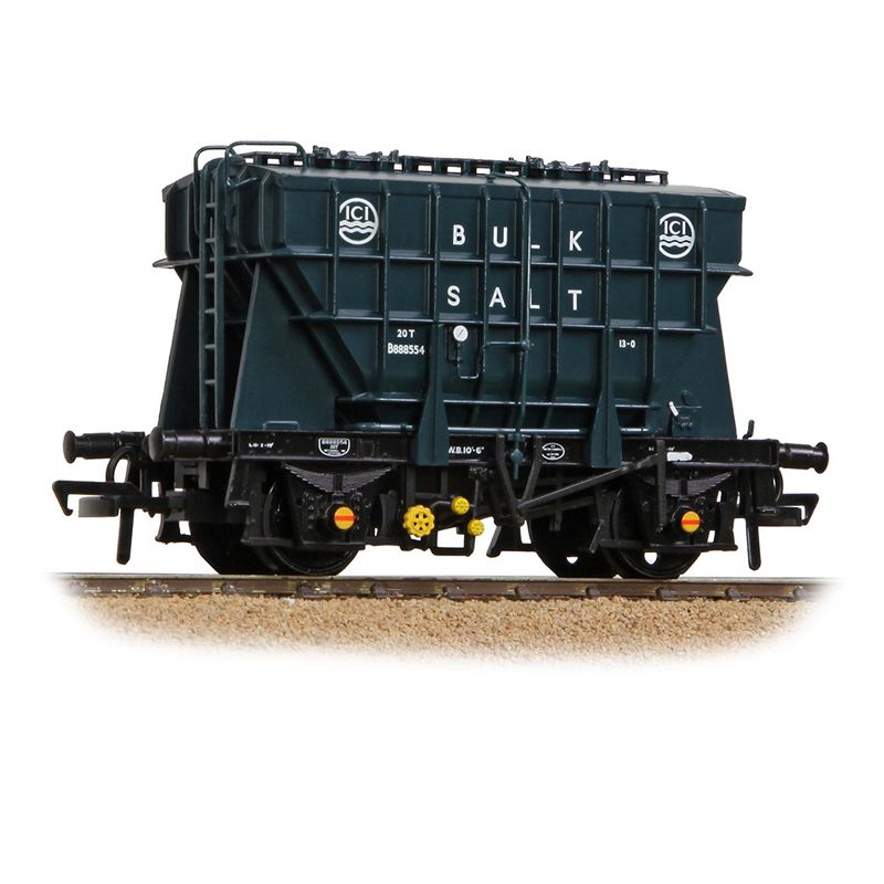 Bachmann 38-262 OO Gauge BR 20T Presflo Bulk Powder Wagon &#39;ICI Bulk Salt&#39; Blue