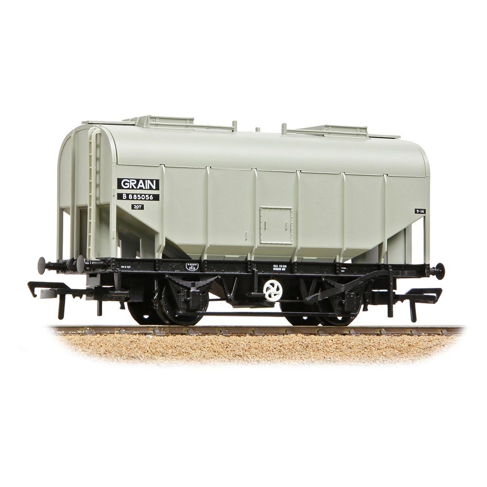 Bachmann 38-600B OO Gauge BR 20T Grain Hopper BR Grey (Early) Bachmann 38-600B OO Gauge BR 20T Grain Hopper BR Grey (Early)