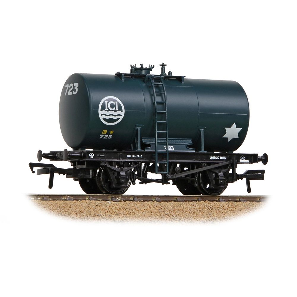 Bachmann 38-783 OO Gauge 20T Anchor-Mounted Tank Wagon 'ICI' Blue