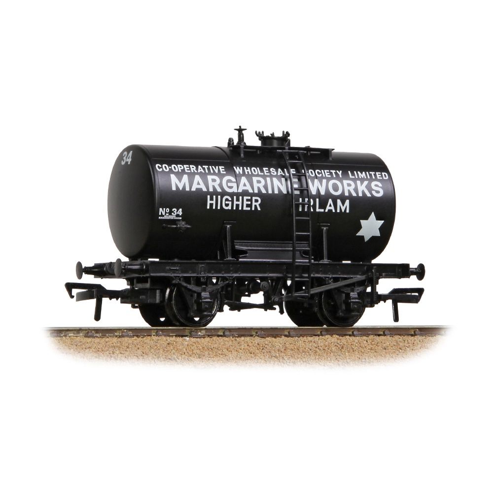 Bachmann 38-785 OO Gauge 14T Anchor-Mounted Tank Wagon 'Irlam Margarine Works' Black Bachmann 38-785 OO Gauge 14T Anchor-Mounted Tank Wagon 'Irlam Margarine Works' Black