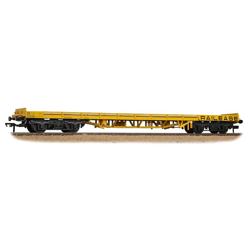 Bachmann 38-903 OO Gauge BR PFB Carflat Wagon Railease Yellow
