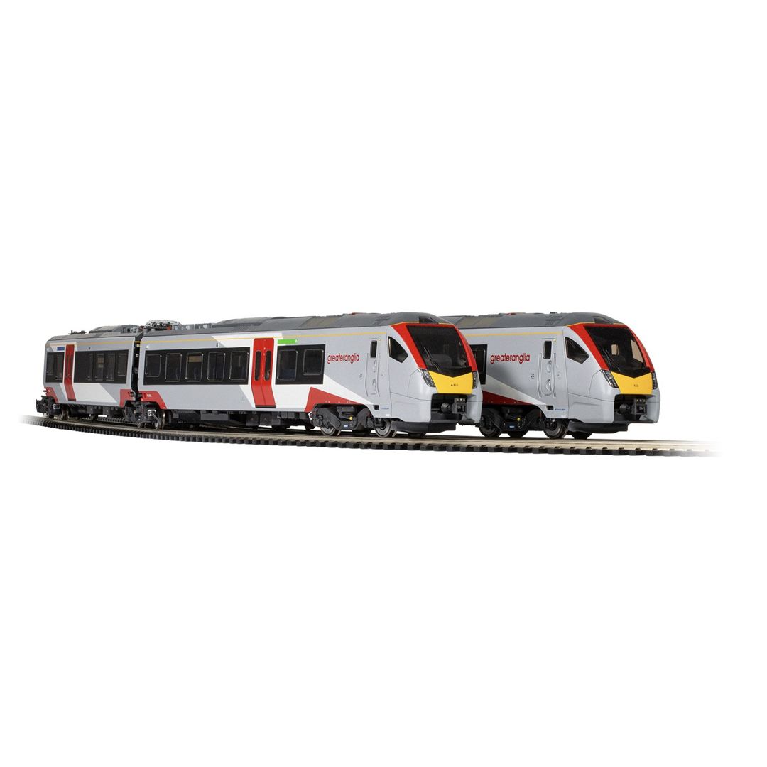Hornby R3964A OO Gauge Greater Anglia - Class 755/4 &#39;FLIRT&#39; - 4 Car Train Pack