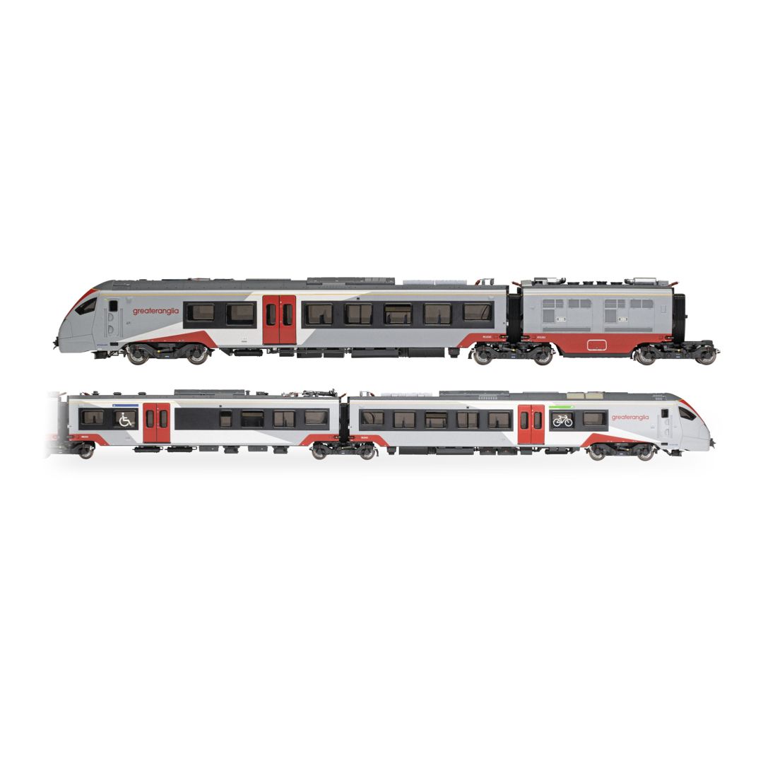 Hornby R3963A Greater Anglia - Class 755/3 &#39;FLIRT&#39; - 3 Car Train Pack