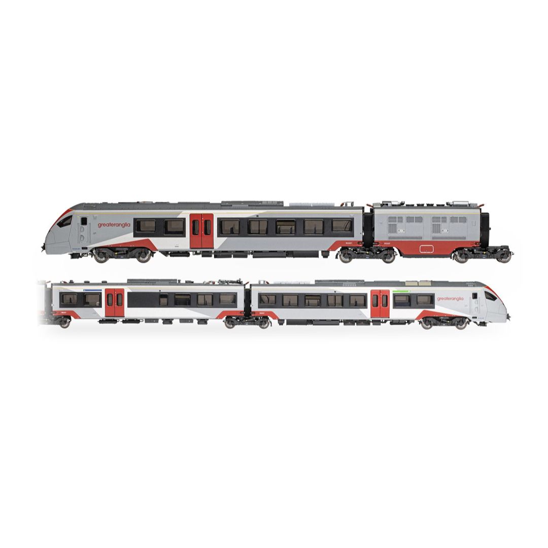 Hornby R3963 Greater Anglia - Class 755/3 &#39;FLIRT&#39; - 3 Car Train Pack