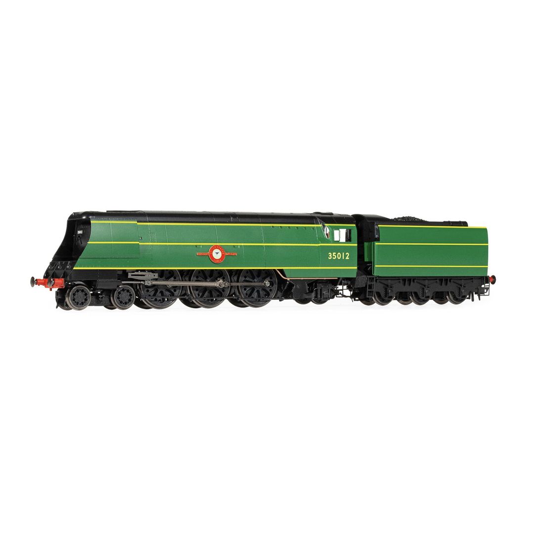 Hornby R3860 BR, Merchant Navy Class, 4-6-2, 35012 &#39;United States Lines&#39;  OO Gauge