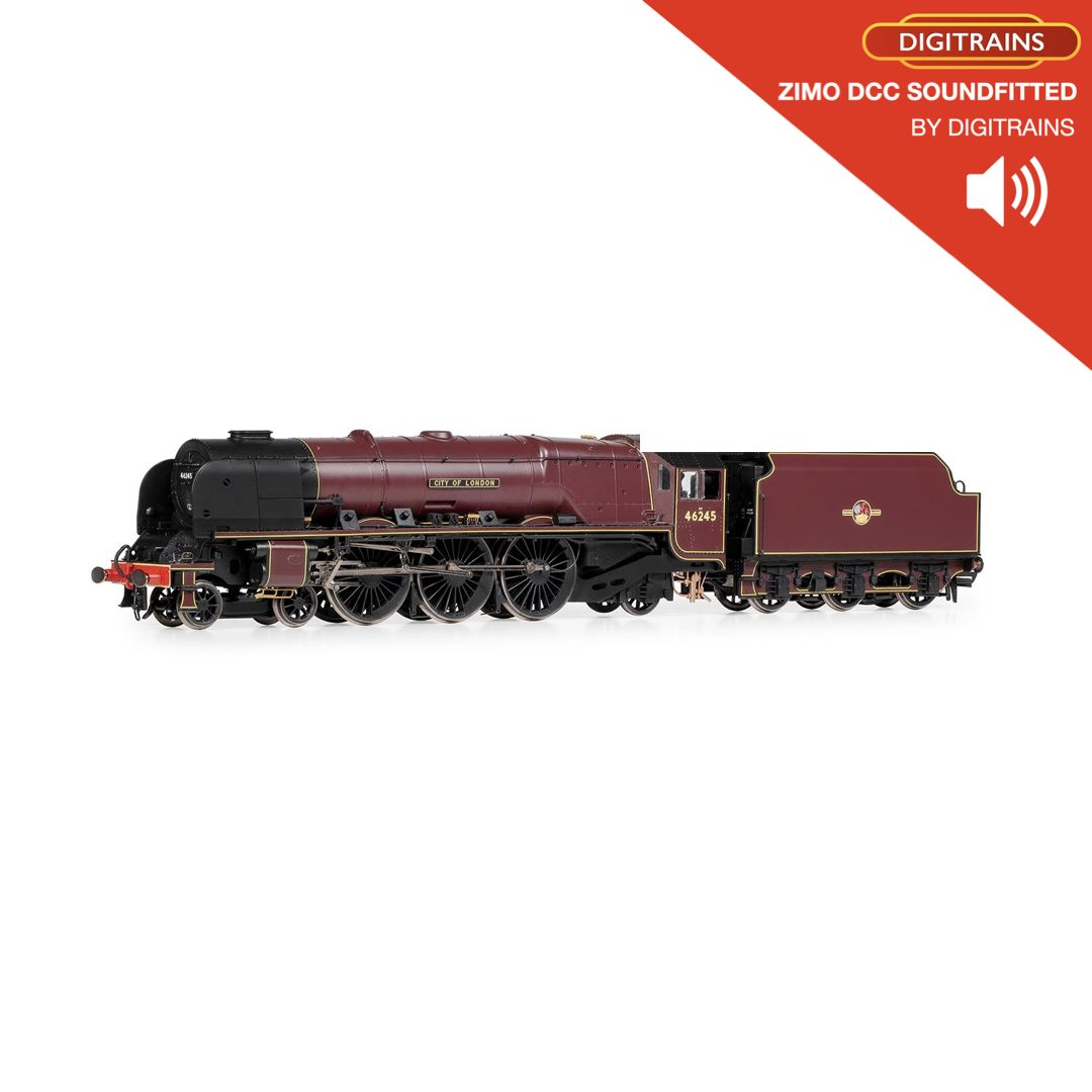 Hornby R3997ZS BR Princess Coronation Class 'City of London' Digitrains Sound Fi img