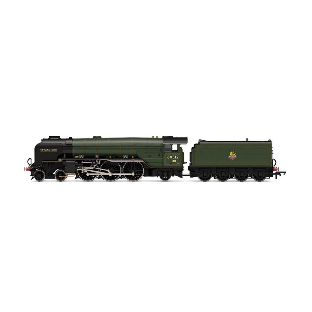 Hornby R3834 BR, Thompson Class A2/3, 4-6-2, 60512 &#39;Steady Aim&#39; OO Gauge