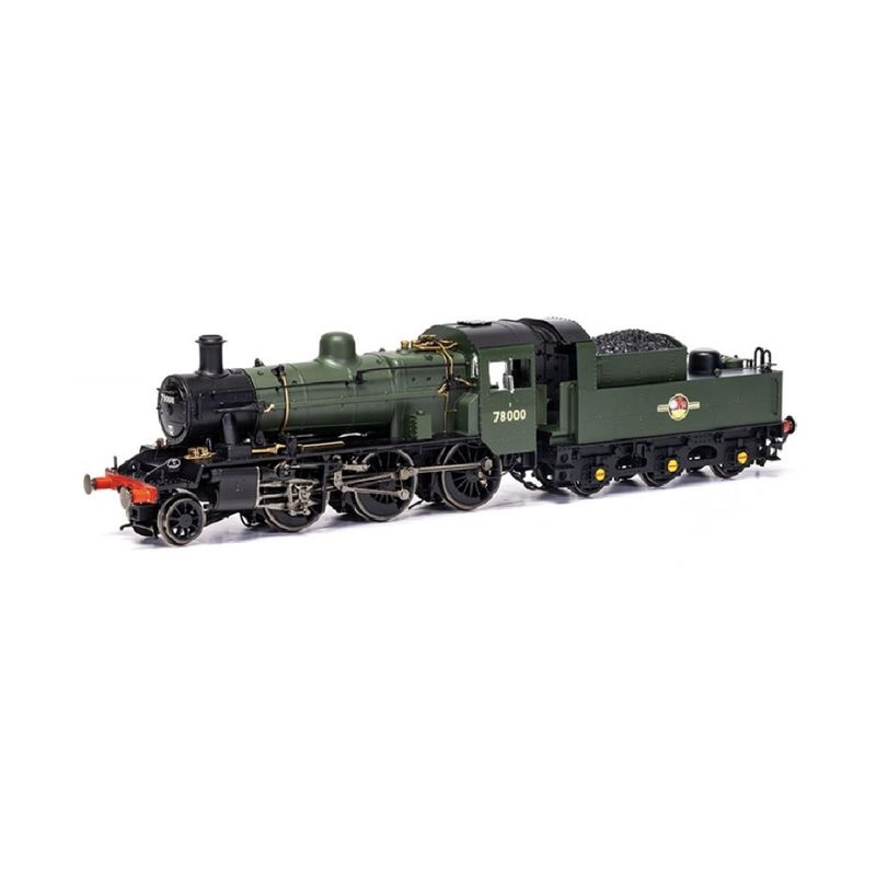 Hornby R3839 Standard 2Mt Class 78000 in BR Green Livery with Late Crest OO Gauge