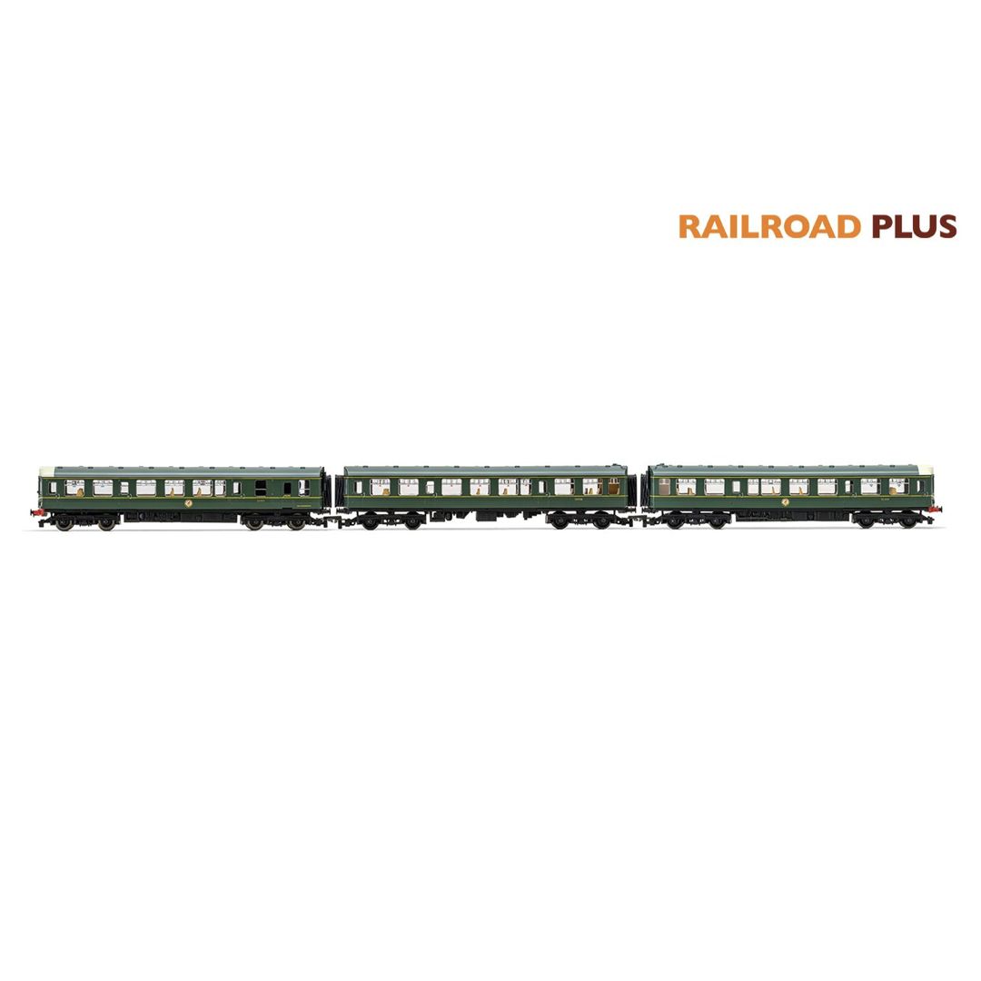 Hornby R30170 RailRoad Plus BR, Class 110 3 Car Train Pack OO Gauge