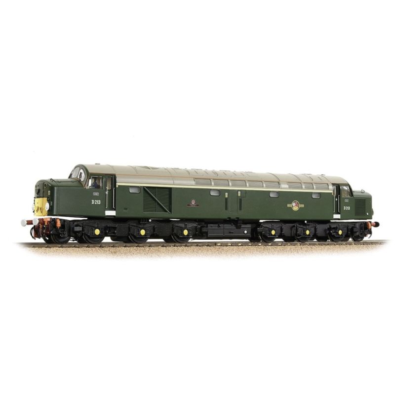 Bachmann 32-487 OO Gauge Class 40 Disc Headcode D213 &#39;Andania&#39; BR Green (Small Yellow Panels)