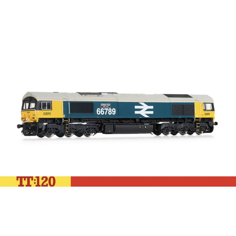 Hornby TT3020M GBRf, Class 66, Co-Co, 66789, &#39;British Rail 1948-1997&#39; TT Gauge