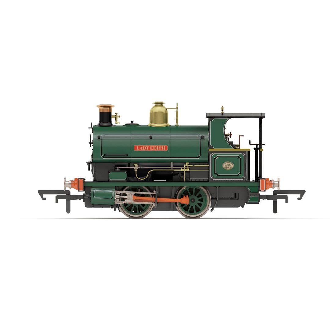Hornby R3761 PO, Earl of Dudley&#39;s Round Oak Works, Peckett W4 Class (Open Back Cab), 0-4-0ST, &#39;Lady Edith&#39;