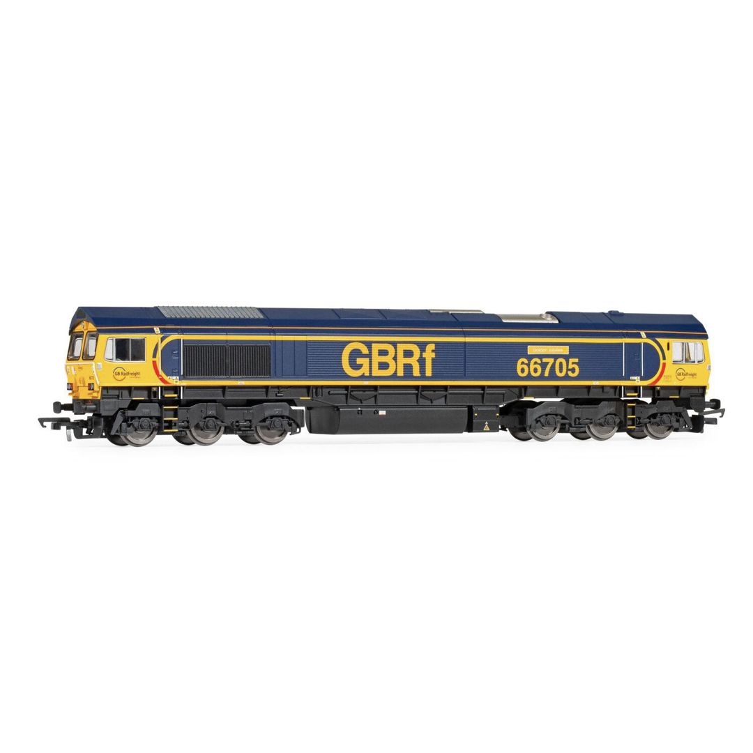 Hornby R30334 GBRf, Class 66, Co-Co, 66705 &#39;Golden Jubilee&#39;