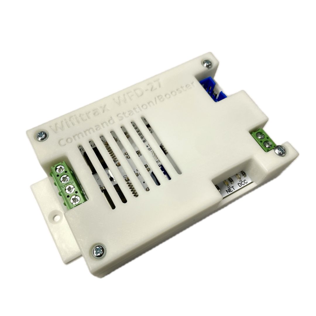 WiFi Trax WFD-27E 5A Wi-Fi/DCC Trackside Command Station/Booster  (With Case)