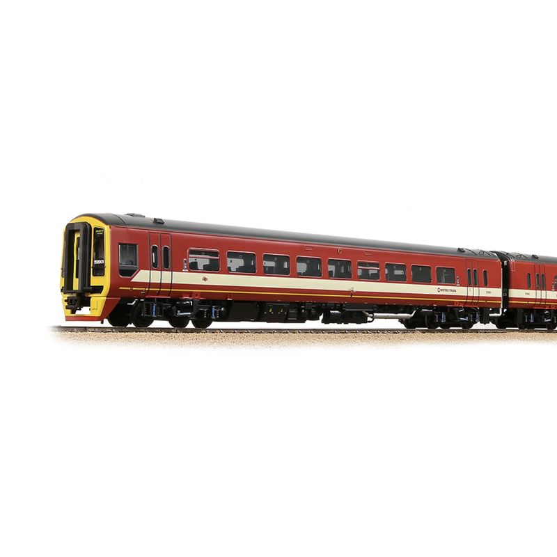 Bachmann 31-502A OO Gauge Class 158 2-Car DMU 158901 BR WYPTE Metro