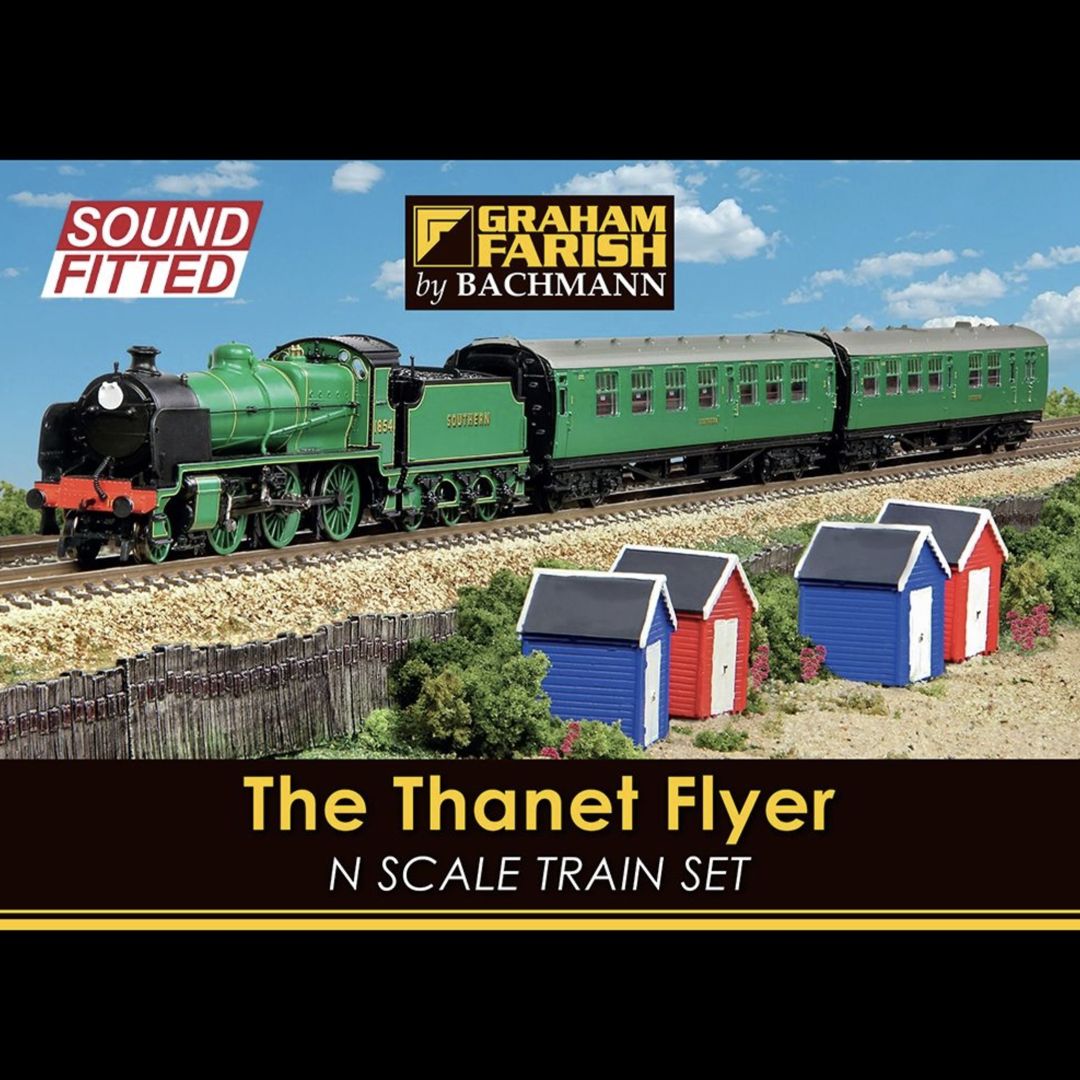 Graham Farish 370-165SF The Thanet Flyer Sound Fited Train Set Graham Farish 370-165SF The Thanet Flyer Sound Fited Train Set