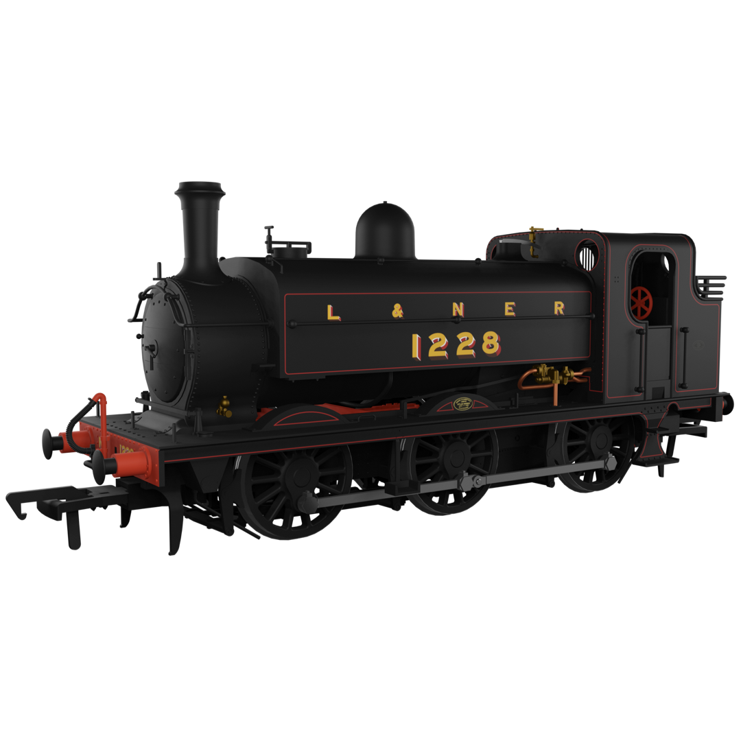 Rapido 958003 LNER J52/2 No.1228 Black with Red Lining img