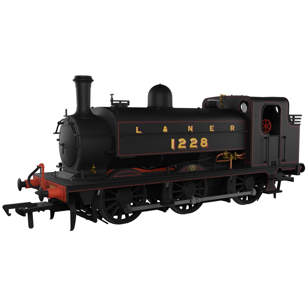 Rapido 958003 LNER J52/2 No.1228 Black with Red Lining