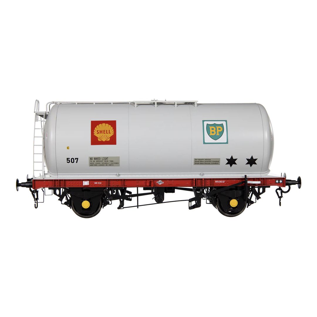 Dapol 7F-064-004 O Gauge TTA 45T Tanker Shell BP Grey/Red 507 Drawing A1 Dapol 7F-064-004 O Gauge TTA 45T Tanker Shell BP Grey/Red 507 Drawing A1