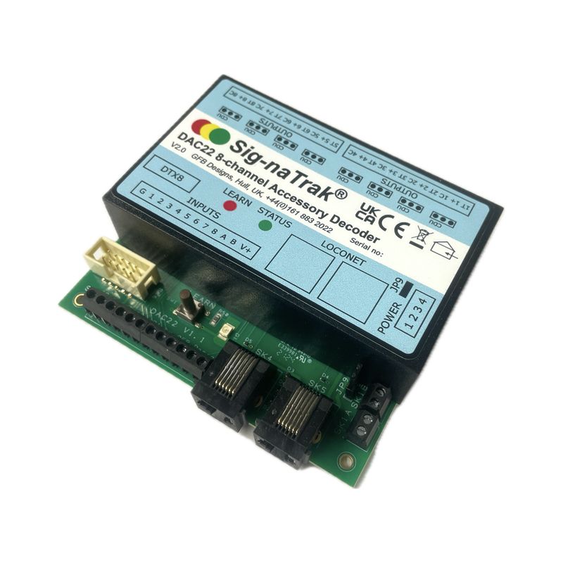 Sig-Na Trak DAC22 Accessory Decoder Sig-Na Trak DAC22 Accessory Decoder
