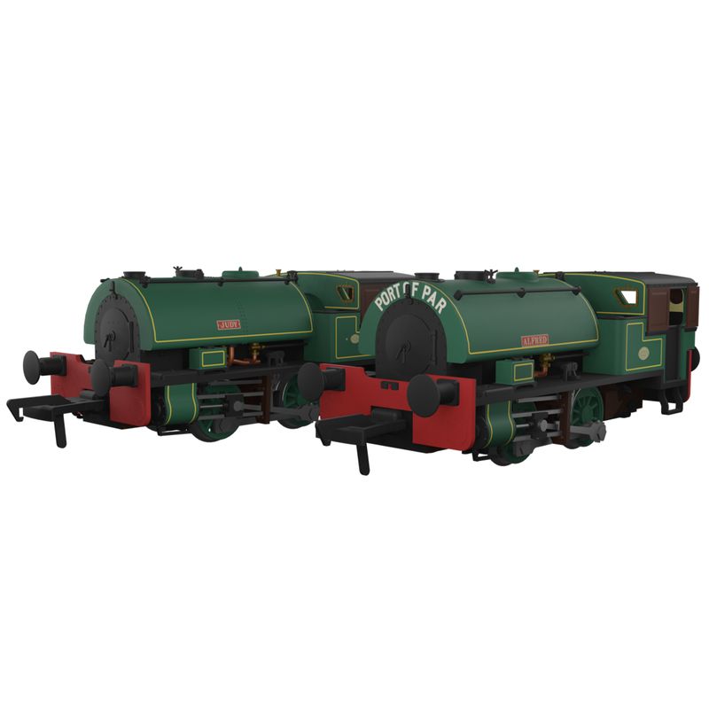 Rapido 968001 Port of Par Bagnalls Twin Pack – Lined Dark Green Rapido 968001 Port of Par Bagnalls Twin Pack – Lined Dark Green