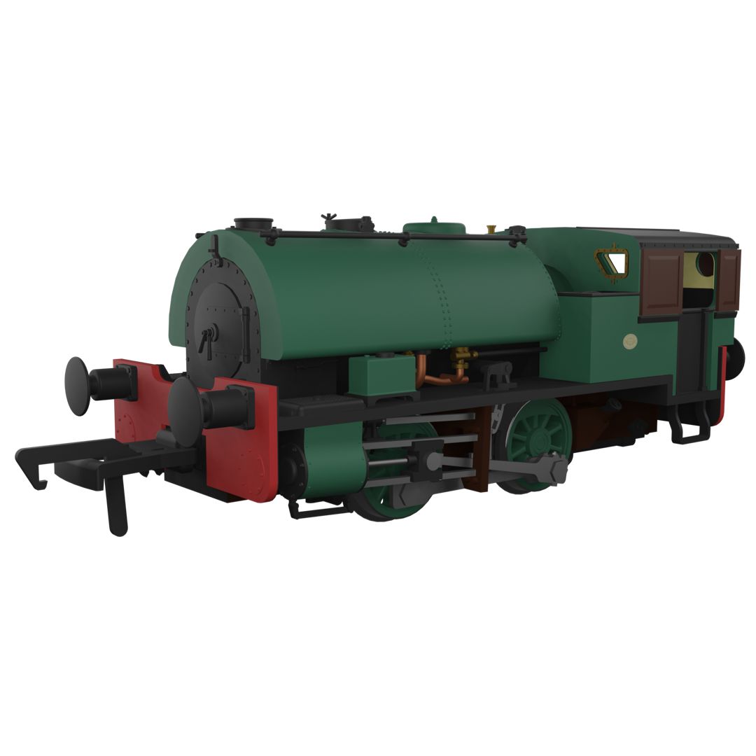 Rapido 968003 Port of Par Bagnall – Unlined Dark Green Rapido 968003 Port of Par Bagnall – Unlined Dark Green