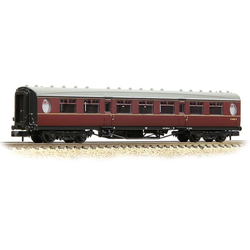 Graham Farish 376-252A LNER Thompson Second Corridor BR Maroon