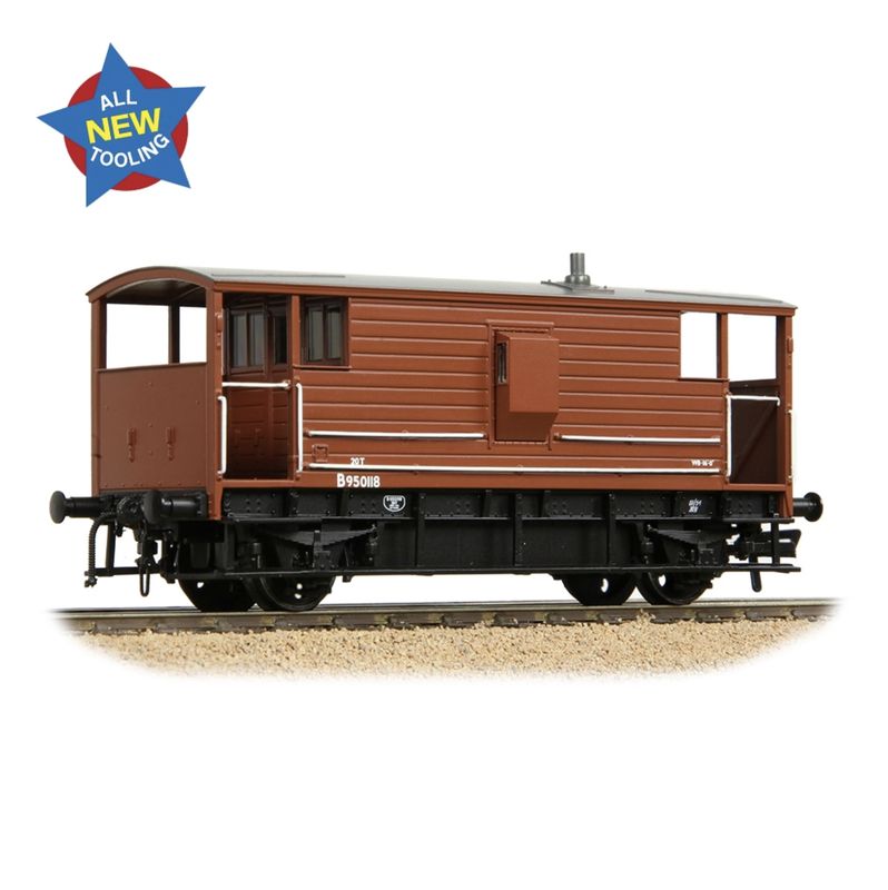 Bachmann 38-977LMS 20T Brake Van BR Bauxite (Early)
