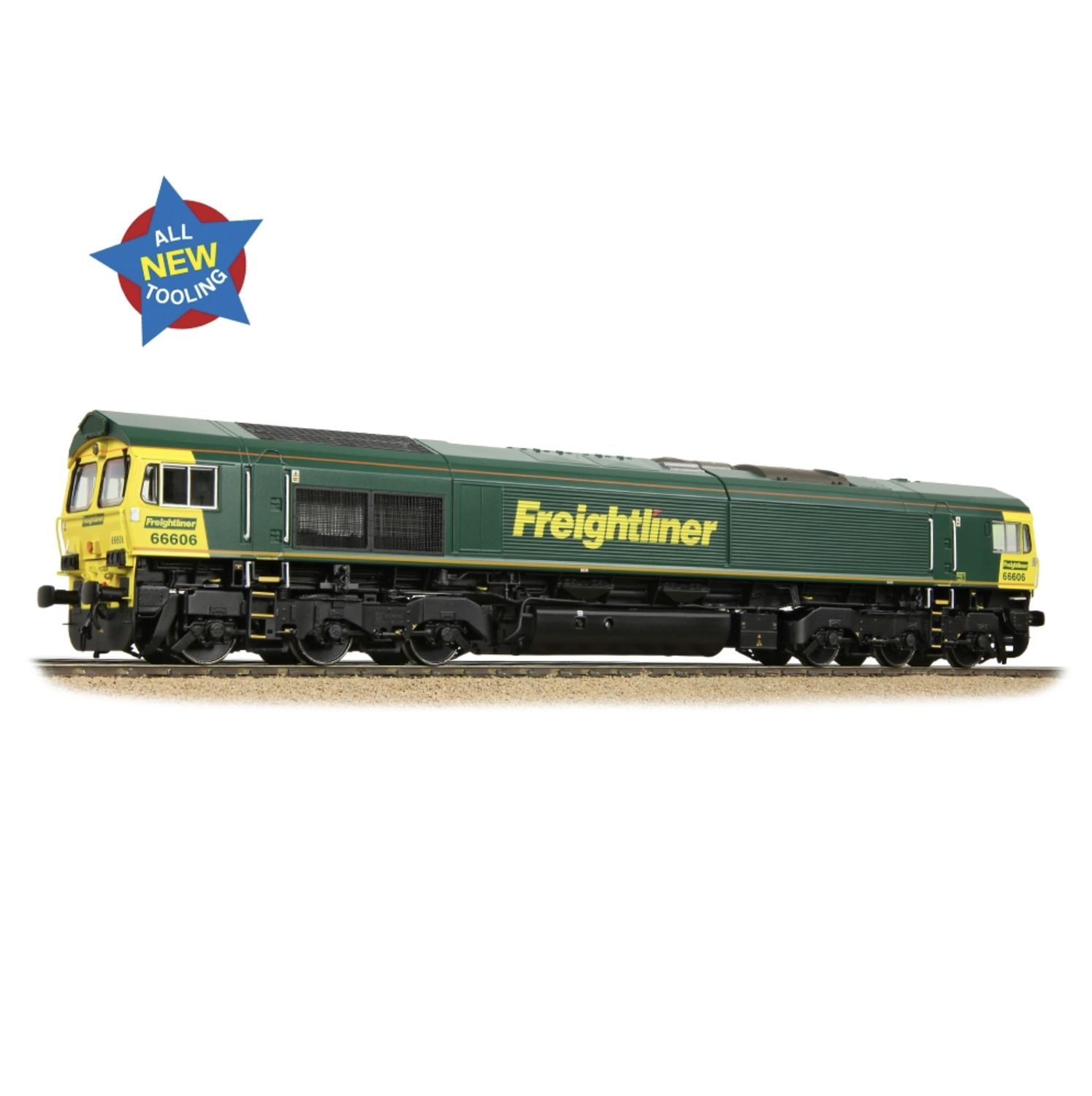 Bachmann  50-002 Class 66/6 66606 Freightliner Green
