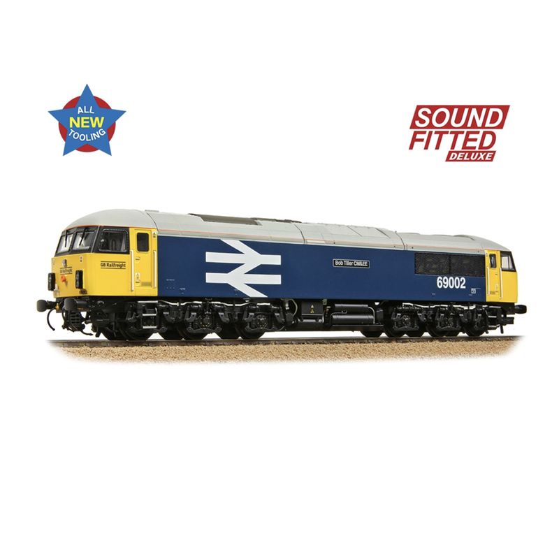 Bachmann 35-777SFX OO Gauge Class 69 GBRf BR Blue (Large Logo) 'Bob Tiller CM&amp;EE' (Sound Fitted Deluxe)