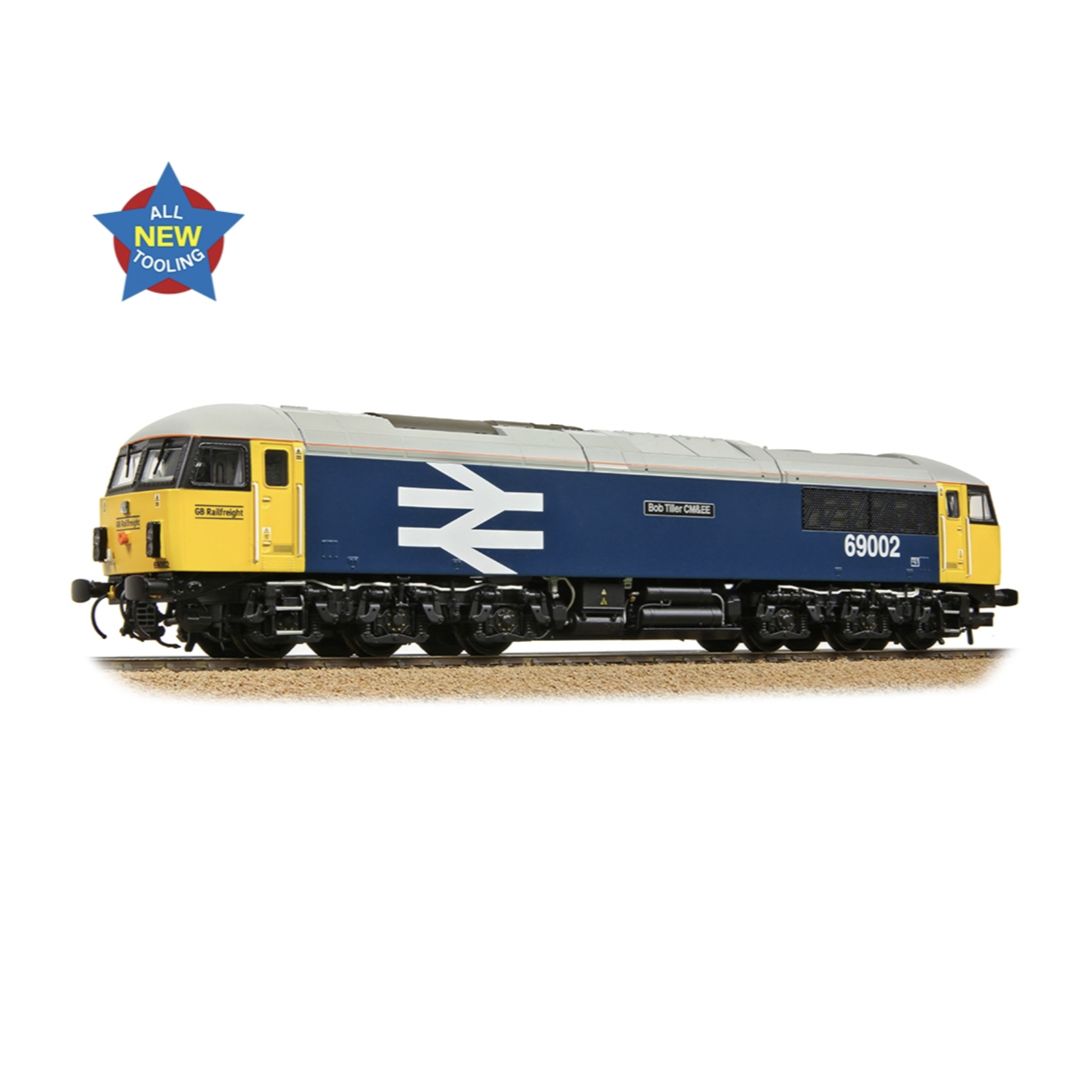 Bachmann 35-777 OO Gauge Class 69 GBRf BR Blue (Large Logo) &#39;Bob Tiller CM&amp;EE&#39;