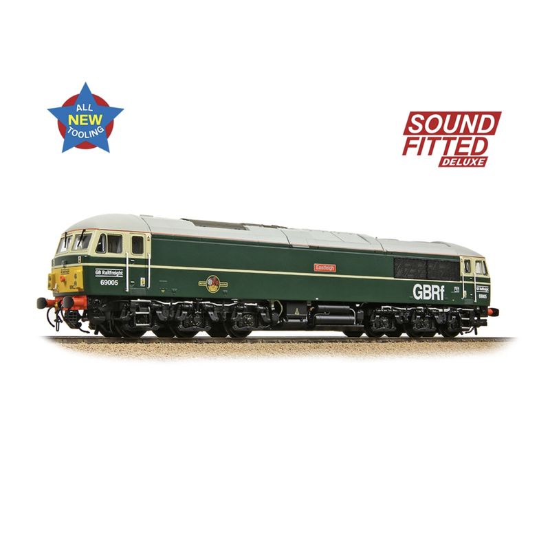Bachmann 35-780SFX OO Gauge Class 69 GBRf BR Green (Late Crest) 'Eastleigh' (Sound Fitted Deluxe)