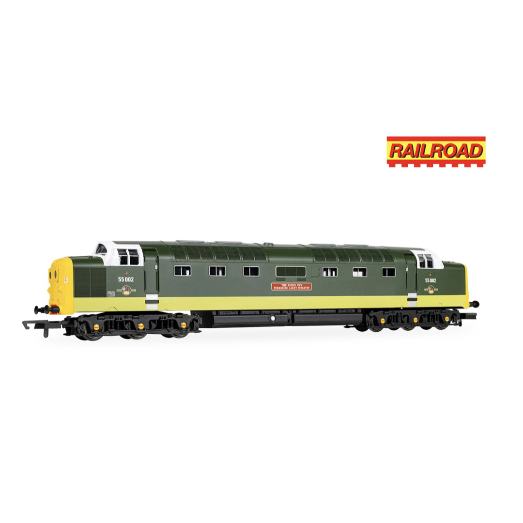 Hornby R30438 RailRoad OO Gauge Class 55 (Deltic) 'The Kings own Yorkshire Light img