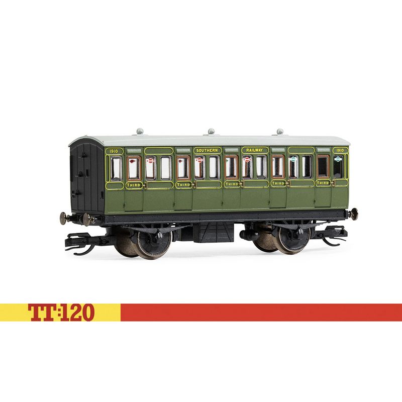 Hornby  TT4052 TT120 SR 4 Wheel Third Class Coach