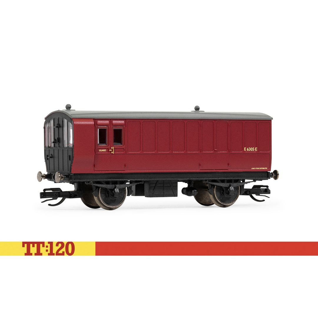 Hornby TT4062 TT120 BR 4 Wheel Passenger Brake Coach