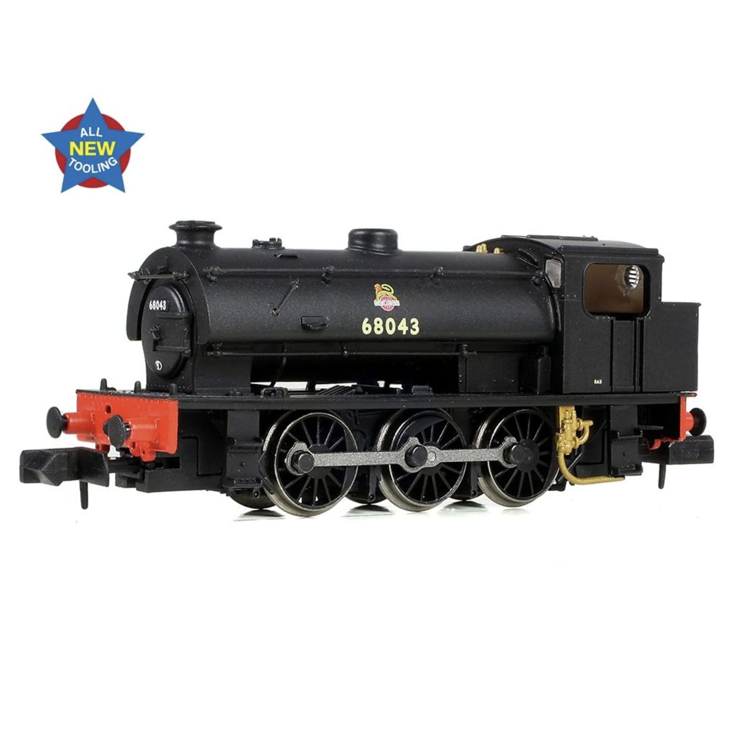 EFE Rail E85502 N Gauge J94 Saddle Tank 68043 BR Black (Early Emblem)