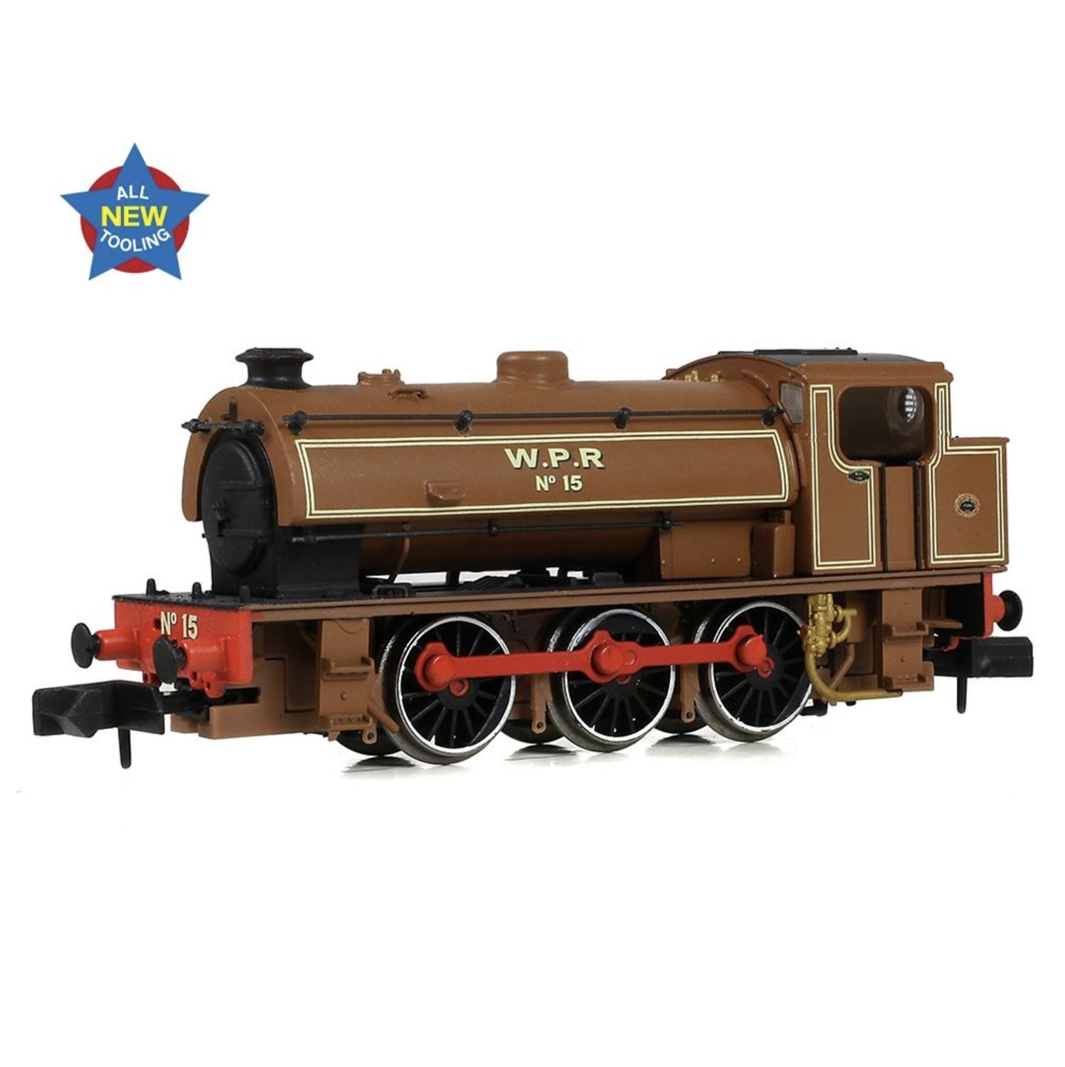 EFE Rail E85509 N Gauge J94 Saddle Tank 15 Wemyss Private Railway Brown