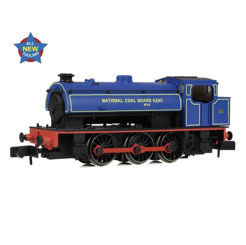 EFE Rail E85503 N Gauge J94 Saddle Tank 12 National Coal Board Blue