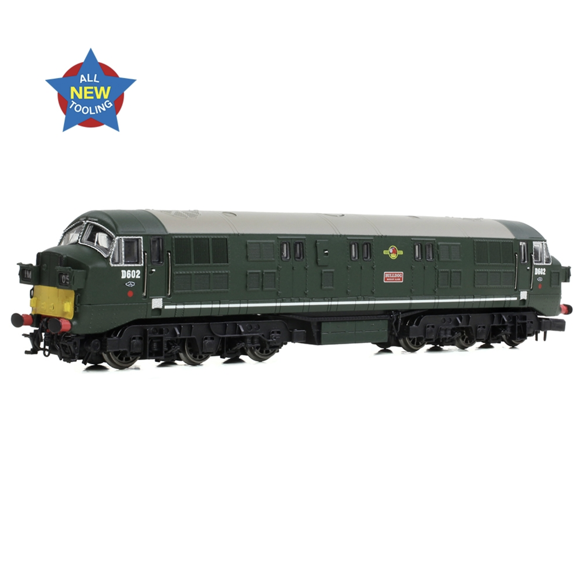 EFE Rail E84525 N Gauge Class 41 'Warship' Headcode Box D602 'Bulldog' BR Green img