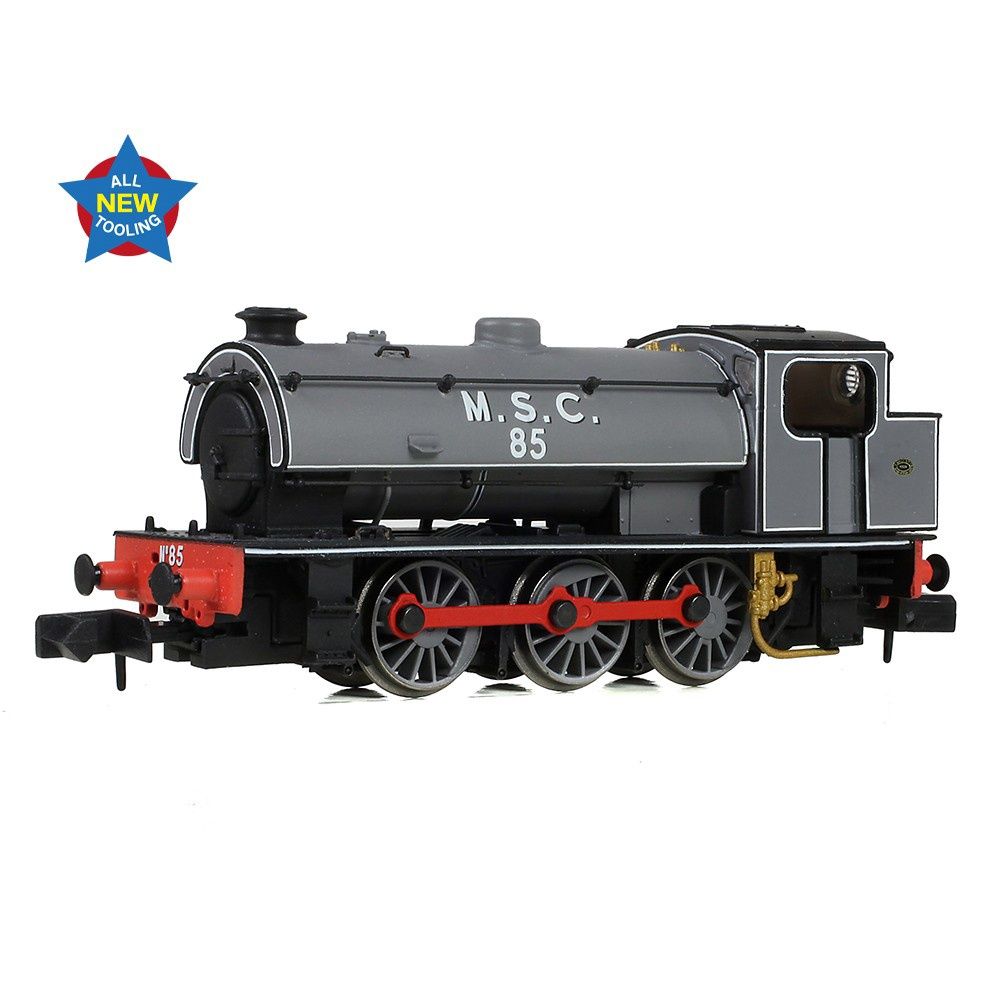 EFE Rail E85508 N Gauge J94 Saddle Tank Manchester Ship Canal Lined Grey