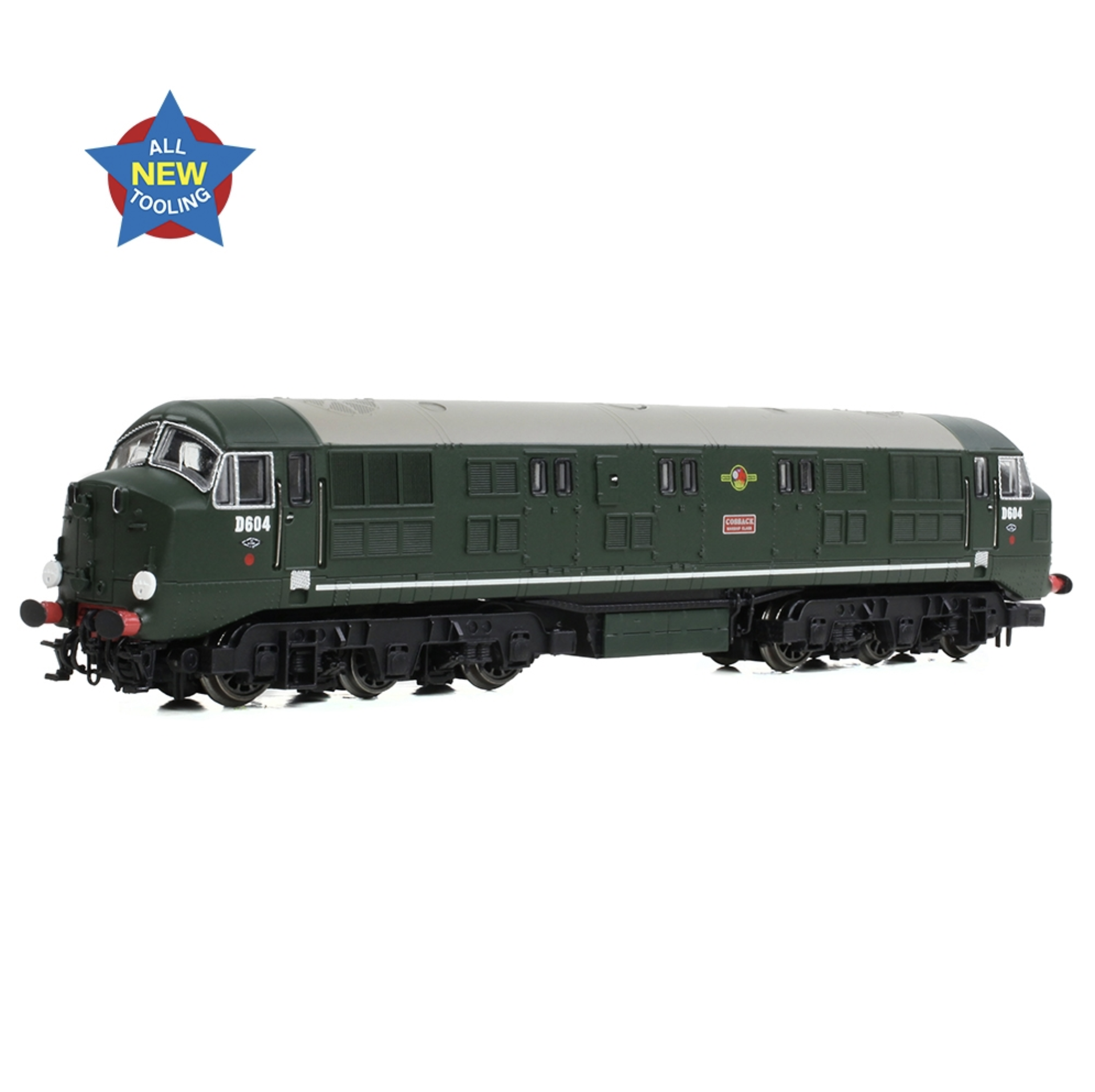 EFE Rail E84527 Class 41 'Warship' Disc Headcode D604 'Cossack' BR Green (L/Cres img